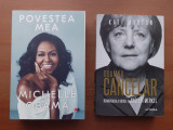 Set 2 cărți - FEMEI LIDER - Michelle Obama si Angela Merkel