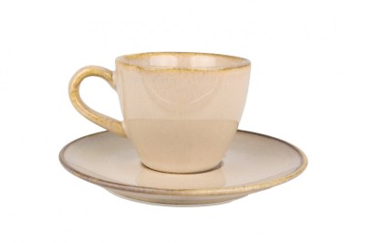 Bonna Sand Hygge - Ce&amp;Egrave;ti de espresso &amp;Egrave;i farfurie - 80.0 cc - Por&amp;Aring;&amp;pound;elan - 6er set foto