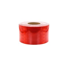 Banda reflectorizanta tip fagure culoare Rosie 10cmx25m Cod: CH-010R Automotive TrustedCars