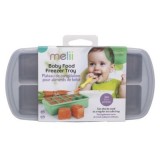Recipient refrigerare hrana bebe, gri, 59 ml x 10 cuburi, Melii