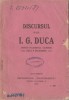 Discursul lui I.G. Duca rostit in sedinta Camerei (9 decembrie 1910), 1911