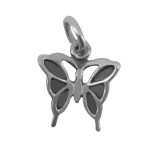 Pandantiv din argint 925 jolie silver, model fluture, 17 x 17 mm, 0.9 g