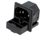 Conector Alimentare AC 10A 250V IEC 60320