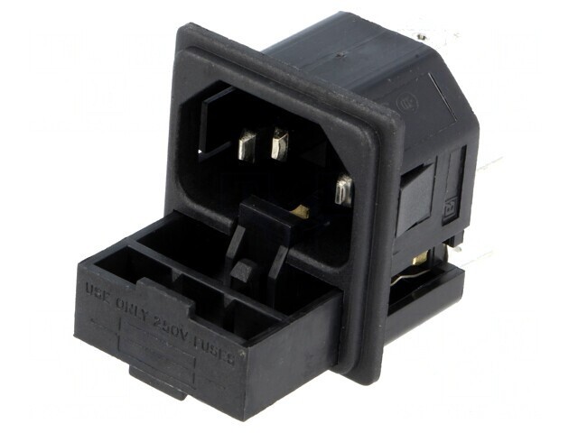 Conector Alimentare AC 10A 250V IEC 60320