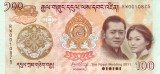 Bhutan 100 Ngultrum 2011 (comemorativa: Nunta Regala; in folder) P-35 UNC !!! (necirculata)