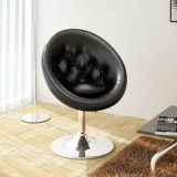 Cumpara ieftin Scaun de bar, negru, piele ecologică