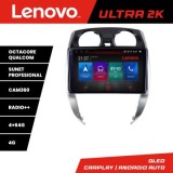 Navigatie Nisan Note 2012-2019 Android radio gps internet 8 core QLED Qualcomm 4+64 360 Lenovo CarStore Technology