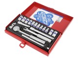 Set Chei Tubulare 18 Bucăți 1/4"
