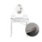 Set masa de toaleta 140x80x40 cm, oglinda si scaun, 5 sertare, RESIGILAT