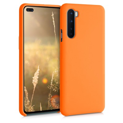 Husa pentru OnePlus Nord, Silicon, Portocaliu, 51871.150 foto