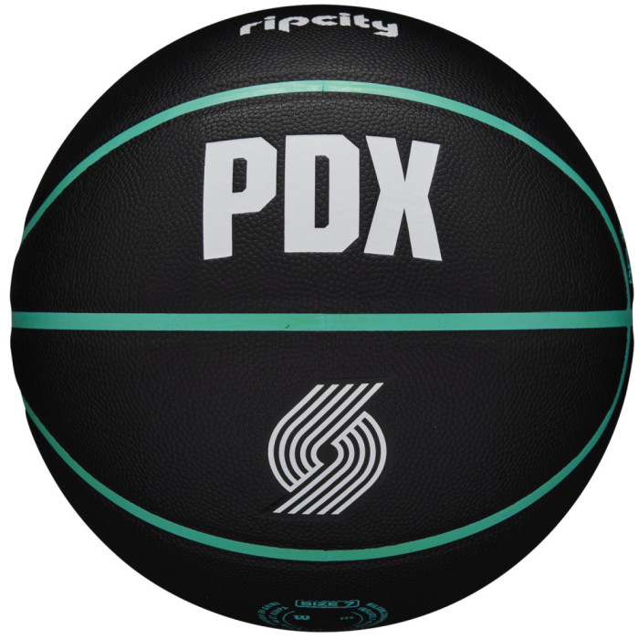 Mingi de baschet Wilson NBA Team City Collector Portland Trail Blazers Ball WZ4016425ID negru