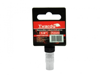 Tubulara hexagonala 1/4&amp;quot; 7mm, Tvardy T00140-07 foto