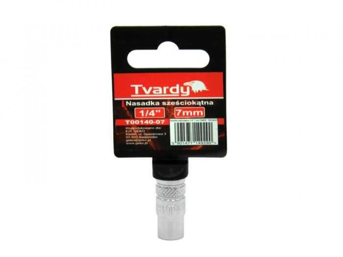 Tubulara hexagonala 1/4&quot; 7mm, Tvardy T00140-07