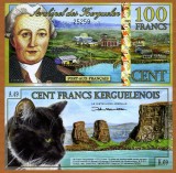 INSULELE KERGUELEN █ bancnota █ 100 Francs █ 2012 █ POLYMER █ UNC █ necirculata