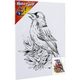 Panza imprimata pictura 35x50cm, diverse imagini, cadru de lemn, Nova BR-361