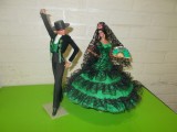 Cumpara ieftin PAPUSI spaniole de COLECTIE marca MARIN CHICLANA , cuplu dansatori de FLAMENCO (2)