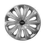 Set 4 capace roti Strong silver varnished R15 Compatibil Cu Audi