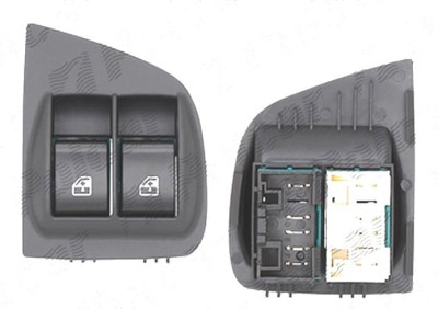 Buton , comutator macara usa Fiat Doblo (119/223), 01.2001-01.2010, dublu foto