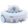 Robot Curatare Piscina Fara Fir vidaXL, 27W, Autonom, Aspirare si Filtrare, Baterie 4000mAh, IPX8, Albastru/Gri
