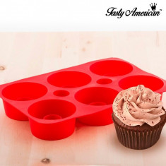 Forma din Silicon pentru Cupcakes Tasty American foto