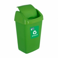 ﻿COS GUNOI CAPAC BATANT, RECICLARE ECO 35 L, VERDE, HEINNER foto