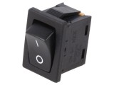 Rocker Switch ON-OFF 6A 250V Black