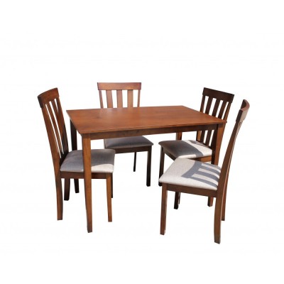 Set masa RH7006T + 4 scaune RH108C Dirty Oak 110x70x76 cm foto