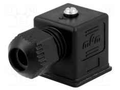 Conector MOLEX cu valvă mufă A 18mm mamă PIN 3 pe cablu foto
