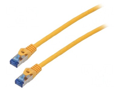 Cablul patch S/FTP 6a litat CCA LSZH portocalie 20m 26AWG foto