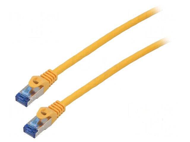 Cablul patch S/FTP 6a litat CCA LSZH portocalie 20m 26AWG