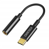 Adaptor USB-C - Jack 3.5 mm mama Choetech AUX003, negru