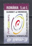 ROMANIA 2005 LP 1696 SUMMIT-UL MONDIAL PENTRU SOCIETATEA INFORMATIONALA MNH