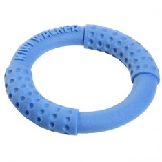 Jucarie pentru caini Kiwi Walker RING MAXI albastru 18 cm foto