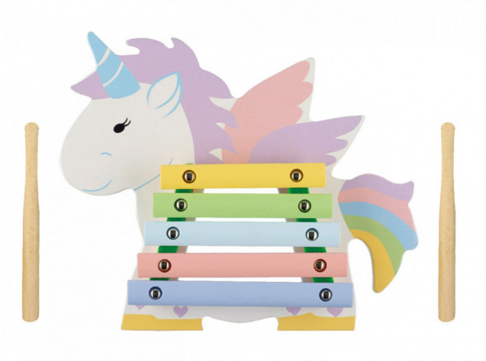 Xilofon din lemn unicorn Orange Tree Toys