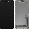 Display cu Touchscreen MP compatibil cu Apple iPhone 16, cu Rama, Versiune OLED IC Movable, Negru