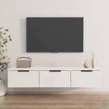 vidaXL Dulap de perete, alb, 102x30x20 cm, lemn compozit
