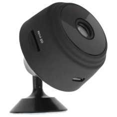 Mini Camera Video, tip Spy Cam, Full HD, Control Aplicatie Mobila, Wide Angle 150 ?, Night Vision, Loop Recording, 4.5 cm, Negru foto