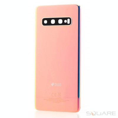 Capac Baterie Samsung S10, G973F, Flamingo Pink, SWAP Grad A foto