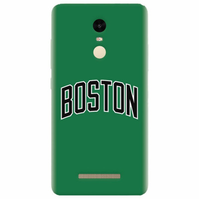 Husa silicon pentru Xiaomi Remdi Note 3, NBA Boston Celtics foto