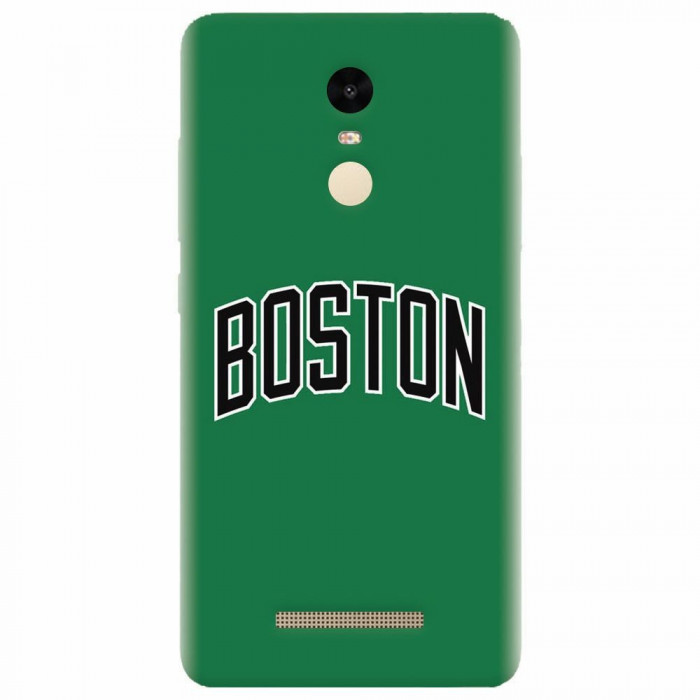 Husa silicon pentru Xiaomi Remdi Note 3, NBA Boston Celtics