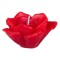 Lum&acirc;nare Decorativă, Trandafir 3D, Parafină, Culoare Roșu, Diametru 10cm, &Icirc;nălțime 6cm