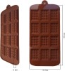 Forma din Silicon, Model Mini Ciocolate pentru Ciocolata de Casa, Bomboane, Jeleuri sau Cuburi de Gheata, CBD CORAL BEST DEALS 21 cm 11 cm 1.5 cm Maro
