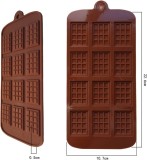 Cumpara ieftin Forma din Silicon, Model Mini Ciocolate pentru Ciocolata de Casa, Bomboane, Jeleuri sau Cuburi de Gheata, CBD CORAL BEST DEALS 21 cm 11 cm 1.5 cm Maro