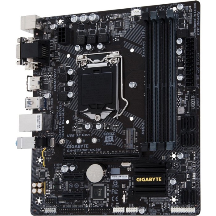 Placa de baza socket 1151, GIGABYTE GA-B250M-DS3H fara shield