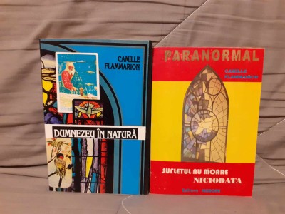 SUFLETUL NU MOARE/DUMNEZEU IN NATURA-CAMILLE FLAMMARION (2 VOL) foto