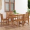 Gossi set mobilier gradina, 7 piese, lemn masiv de tec