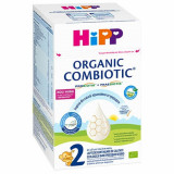 Lapte praf formulă&nbsp;de continuare Organic Combiotic 2, +6 luni, 800 gr, Hipp&nbsp;