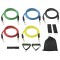 Set 5 Extensoare + 6 Accesorii Sistem complet benzi elastice de rezistenta