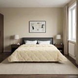 vidaXL Duvet complet pe tot parcursul anului Patos Crem 220 x 260 cm 42026299