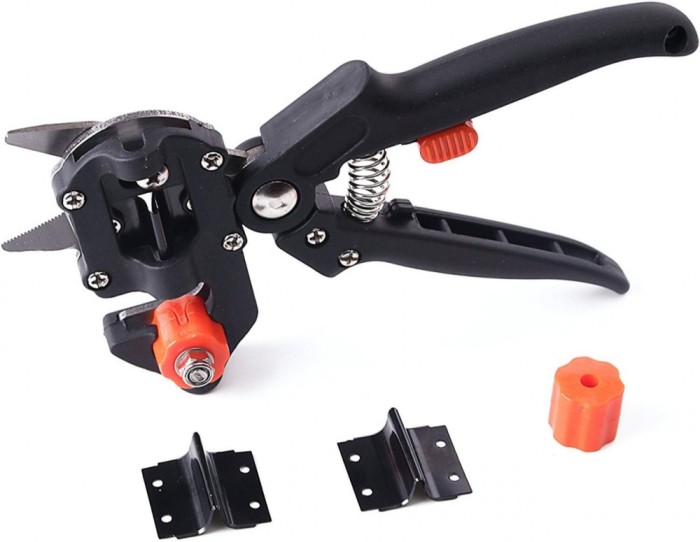 Cleste profesional de altoit tip foarfeca cu 3 cutite diferite